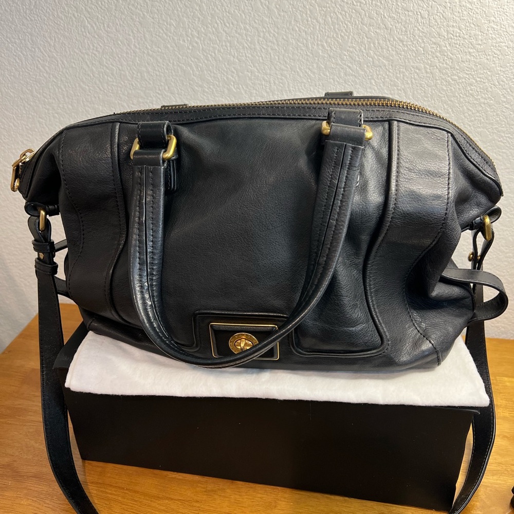 Marc by Marc Jacobs Black Bag with Gold Zipper